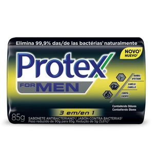 Protex For MEN 3 em 1 Sabonete Antibacteriano 85g