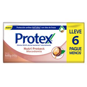 Kit 6x85g Protex Macadâmia Sabonete Antibacteriano