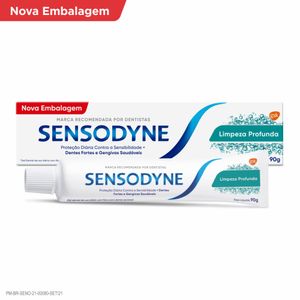 Sensodyne Limpeza Profunda Creme Dental 90g