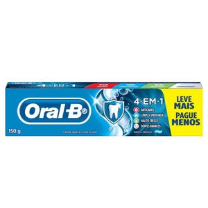 Creme Dental Oral-B 4 em 1 150g