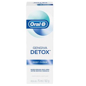 Creme Dental Oral-B Gengiva Detox Deep Clean 102g