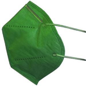 Máscara Descartável KN95 TNT Respirador Medi Company Verde