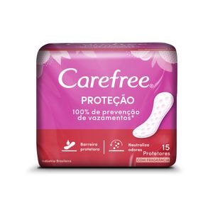 Protetor Diário Carefree Proteção Perfumado 15 unidades