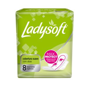 Absorvente Ladysoft Normal Suave Abas 8 unidades