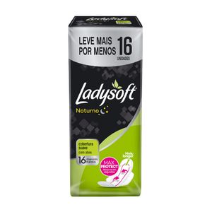 Absorvente Ladysoft Noturno Suave Abas 16 unidades