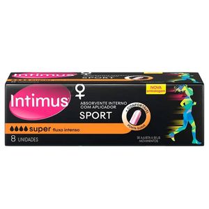 Absorvente Interno Intimus Sport Super Aplicador 8 unidades