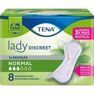 Absorvente Tena Lady Discreet Normal 8 unidades