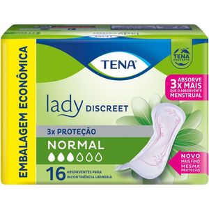 Absorvente Tena Lady Discreet Normal 16 unidades