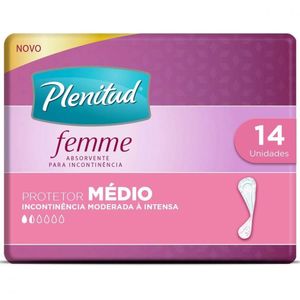 Protetor Diário Plenitud Femme Médio 14 unidades