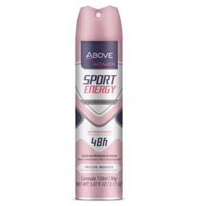 Desodorante Antitransp Aerossol Above Women Sport Energy 90g