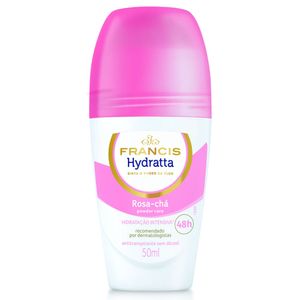 Desodorante Francis Hydratta Rosa-Chá Rollon 50ml