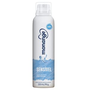 Desodorante Monange Aerossol Feminino 150ml - Sensível