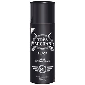 Très Marchand Desodorante Spray Masculino 100ml - Black