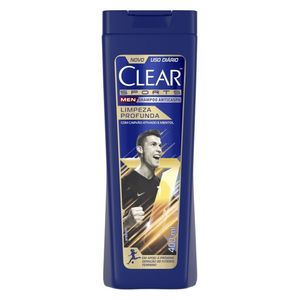 Clear Men Sports Anticaspa Limpeza Profunda Shampoo 400ml