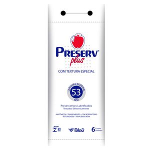 Preservativo Preserv Plus 6 Camisinhas