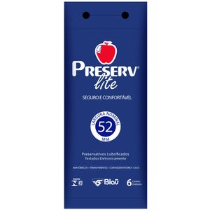 Preservativo Preserv Lite 6 Camisinhas