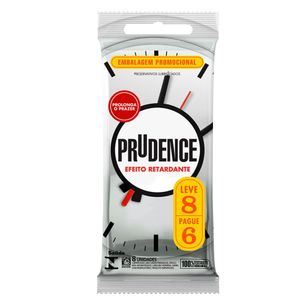 Preservativo Prudence Efeito Retardante 8 unidades