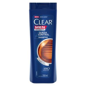 Clear Men Anticaspa Queda Control Shampoo 200ml