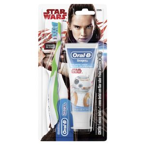 Kit Escova Dental Oral-B +Creme Dental Star Wars Infantil 100g