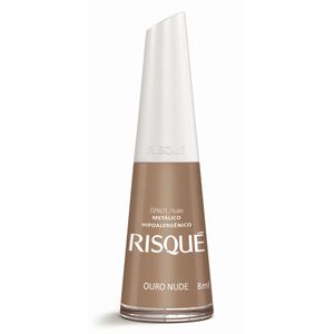 Risqué Esmalte Metálico 8ml - Ouro Nude