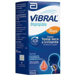 Vibral Gotas Sabor Framboesa 30mg/ml 10ml