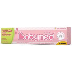 Babymed Menina Pomada para Prevenção de Assaduras 45g
