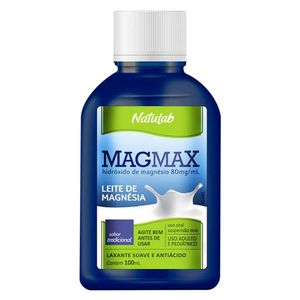 Leite de Magnésia Magmax Tradicional Susp Oral 80mg 120ml