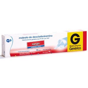 Dexclorfeniramina Creme 10mg/g 30g Genérico EMS