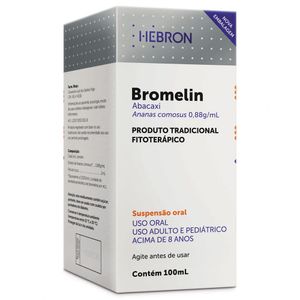 Bromelin Suspensão Oral Adulto e Pediátrico 100ml