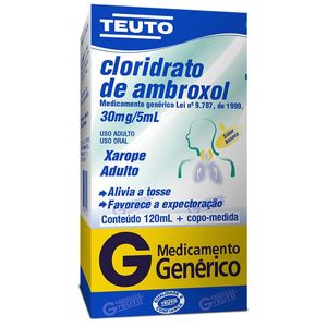 Ambroxol Xarope Adulto 6mg/ml 120ml Genérico Teuto