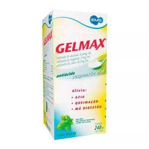 Gelmax Suspensão Oral Sabor Hortelã 240ml