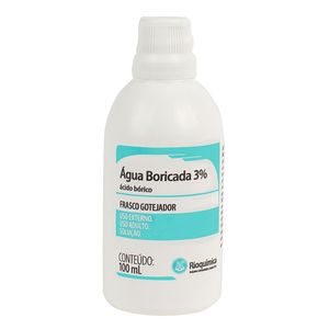 Água Boricada 3% Ácido Bórico Rioquímica 100ml
