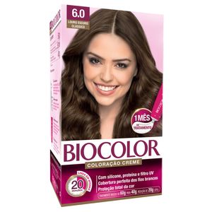 Biocolor Tinta de Cabelo Coloração Creme - 6.0 Lou Esc Class