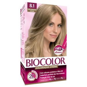 Biocolor Tinta de Cabelo Coloração Creme - 8.1 Lou Acinz Est