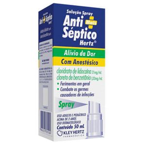Antimais Antisséptico Tópico Hertz Solução Spray 50ml