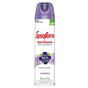Desinfetante Lysoform Aerosol Lavanda 360ml