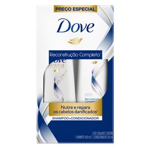 Kit Shampoo Dove Reconstrução Completa 400ml +Cond 200ml