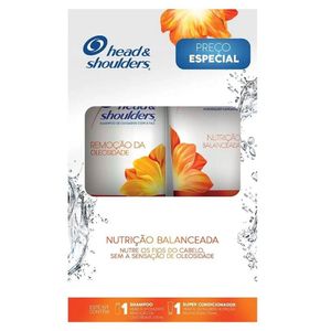 Kit Shamp Head Shoulders Remoção Oleo 200ml+Cond Nutrição Balanc