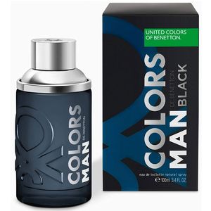 Benetton Colors Man Black EDT Perfume Masculino 100ml