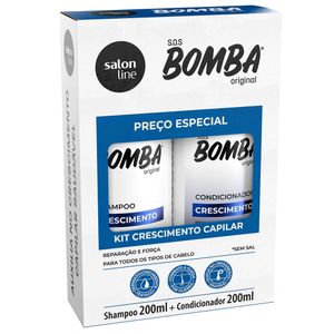 Kit Salon Line SOS Bomba Orig Shampoo+Condicionador 200ml