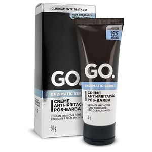 Go Man Creme Pós-Barba Anti-Irritação Enzimatic Series 30g