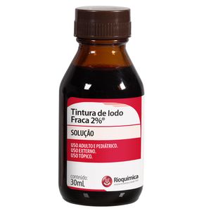 Tintura de Iodo Antisséptico Rioquímica 30ml