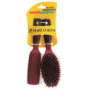 Kit 2 Escovas de Cabelo Embalagem Econômica Marco Boni