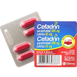 Cefadrin 500mg/65mg 4 Comprimidos