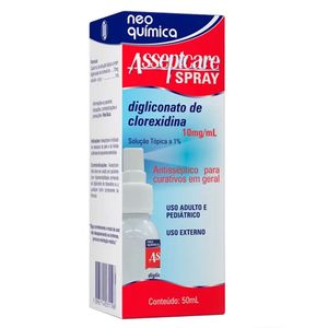 Asseptcare Líquido Antisséptico para Curativos 10mg/ml 50ml