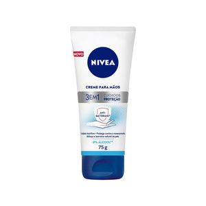 NIVEA Creme para as mãos 3 em 1 Ação Antibacteriana 75g
