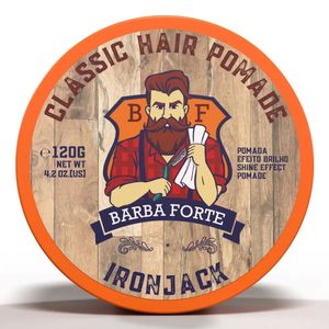 Barba Forte IronJack Classic Hair Pomada para Cabelo 120g