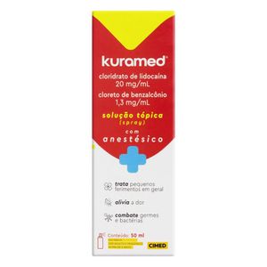 Kuramed 20mg/ml + 1,30mg/ml Solução Dermatológica Spray 50ml