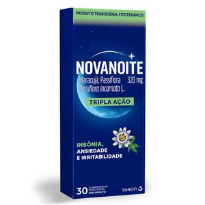 Novanoite Tripla Ação Passiflora 320mg 30 Comprimidos