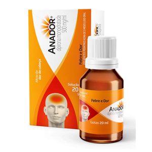 Analgésico Anador Gotas 500mg/ml 20ml
